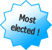 Most 
elected !